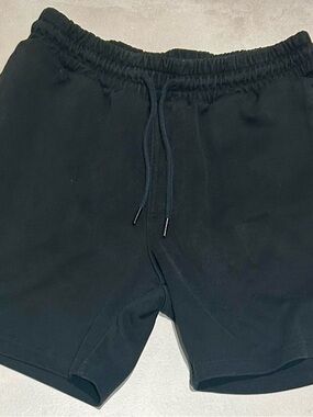 ZYIA Men's Black Athletic Drawstring Shorts